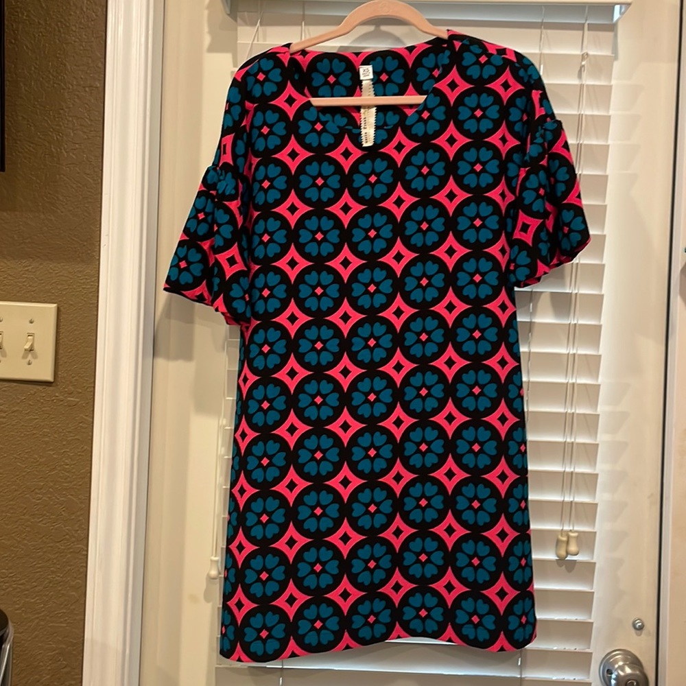 Uncle Frank Dress, bright colors, size XS